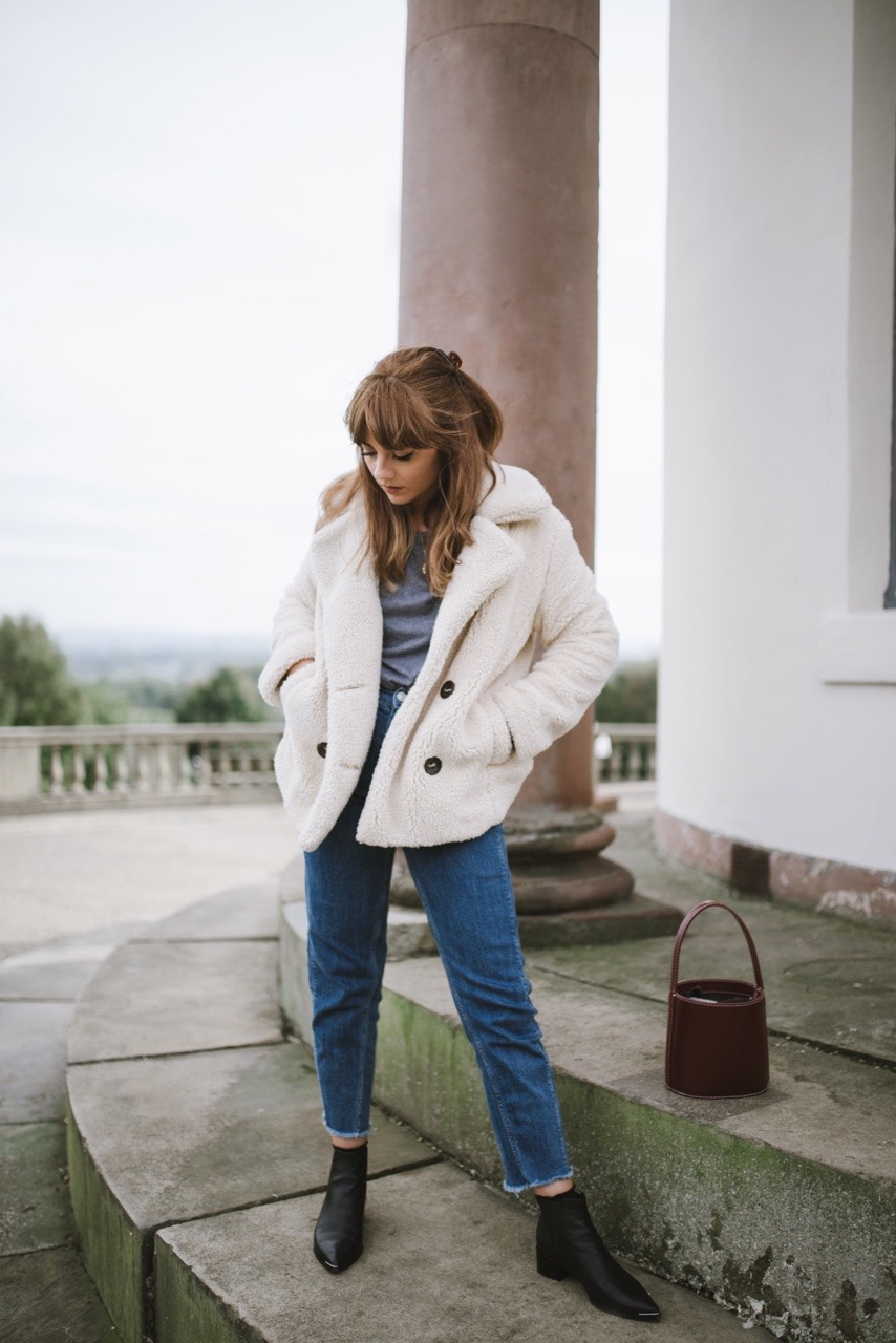 Acne teddy coat 2025