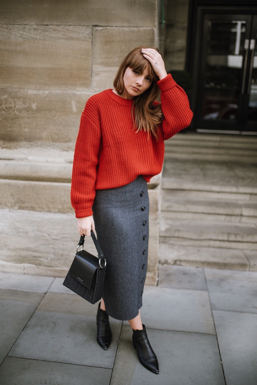 Red hotsell jumper sweater