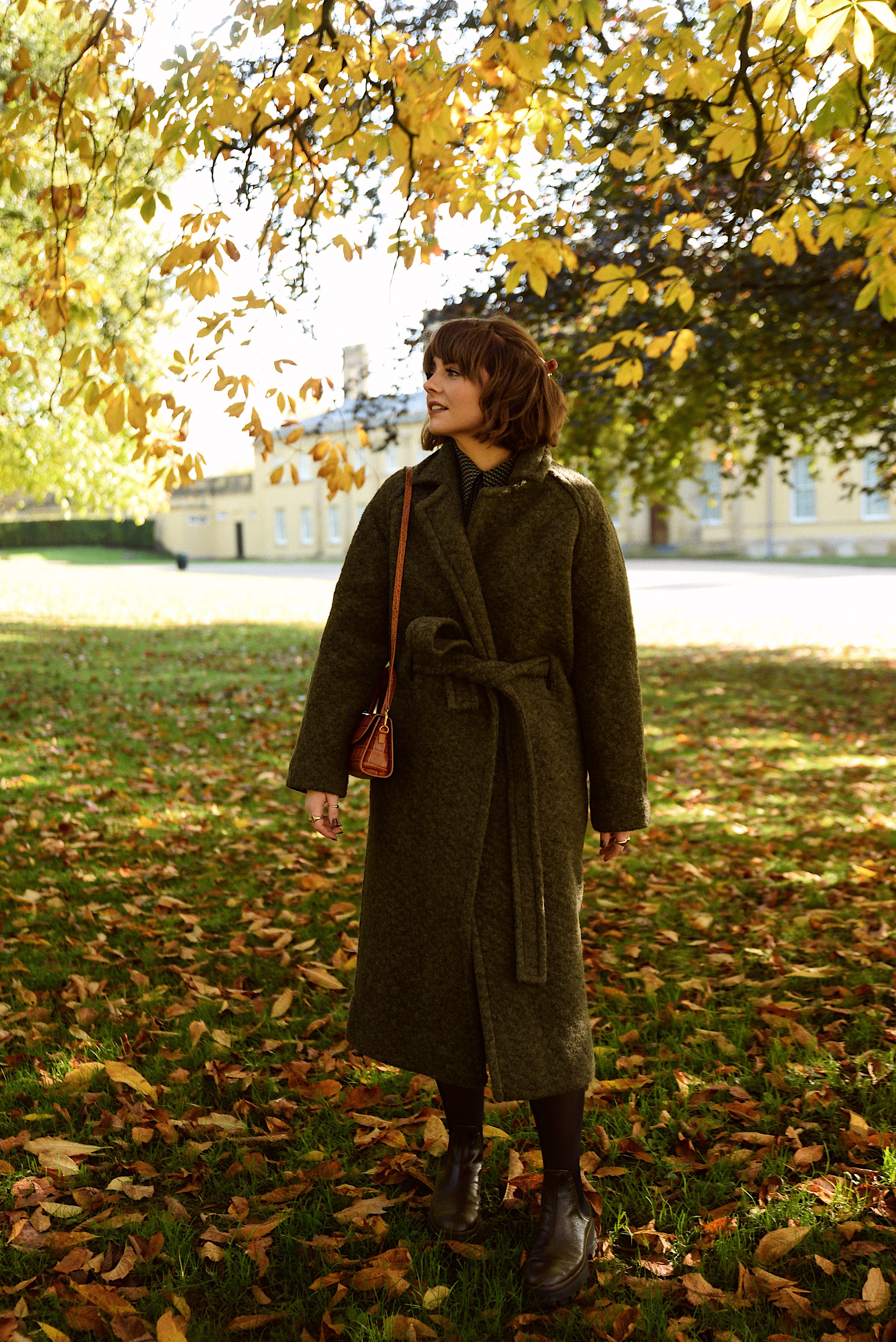 Ganni boucle wool sales coat