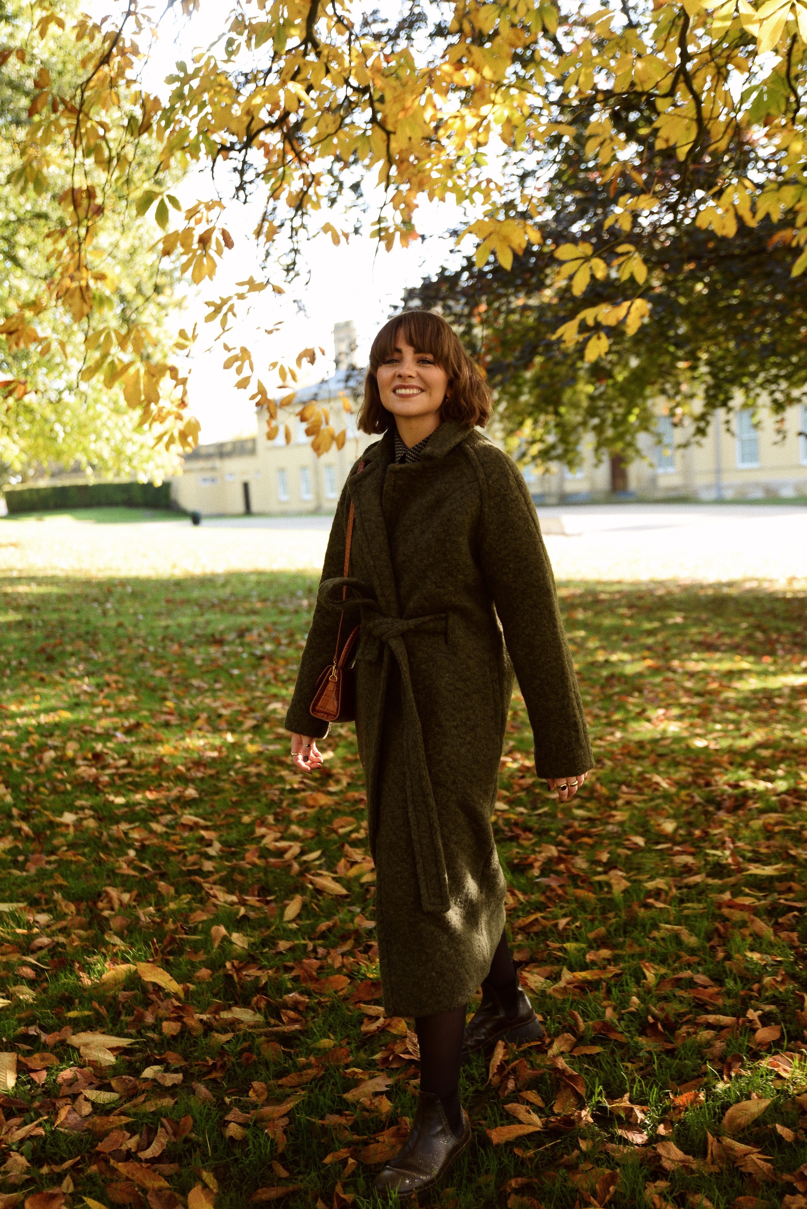 A GREEN GANNI COAT Alice Catherine